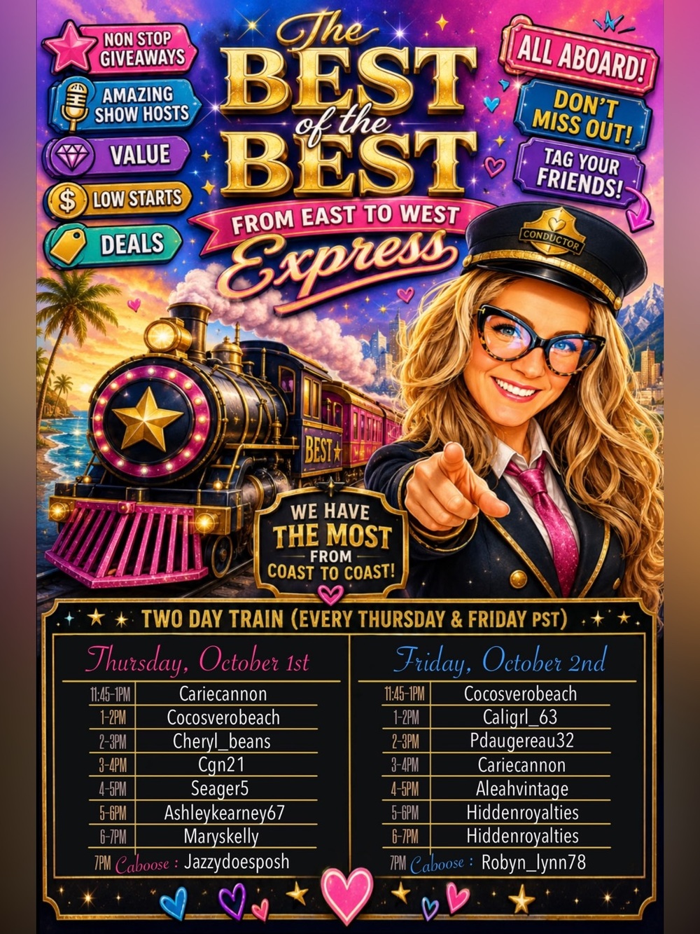 Best of the Best from East to West Express train 🚂